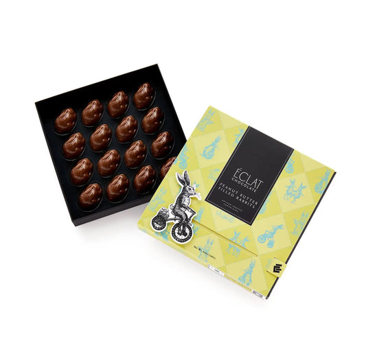 16-pic eclat chocolate peanut butter filled rabbits